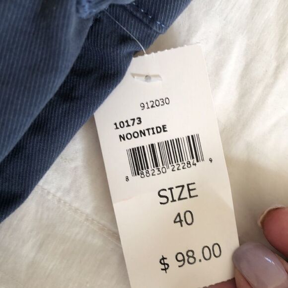 DL 1961 Jake Chino Shorts Size 40 NWT Noontide - Picture 7 of 7